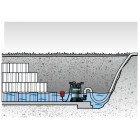 Pompe immergée pour eaux claires 6600l/h 250w Tp 6600
