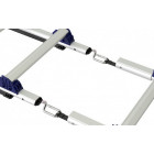 Pack echelles de toit pas 330 mm long. 6700 mm avec 1 crochet de faîtage evoklip