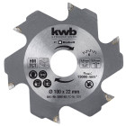 Lame pour fraiseuse à lamelle 100x22x3,8 mm 6 dents KWB - EINHELL - 49758941