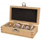 Ensemble d'embouts de routeur 6 pcs 8 mm argenté