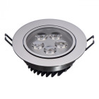 Plafonnier chromé techno 5 ampoules 4 cm