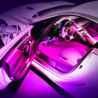 Bandes leds souples 50cm violet fuchsia autoled®