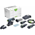 Set ponceuse vibrante hybride RTSC 400 3.0 I-SET - FESTOOL - avec 2 batteries 18V 3.0Ah - chargeur - accessoires - Systainer - 578133