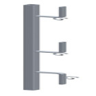 Potelet porte filet 1m et lisses carré 30mm x 30mm x 1,20m - DIMOS - 020139