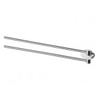 Porte serviette mural double pivotant