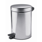 Poubelle série HOTELLERIE - Chromé - contenance 3 litres