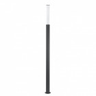 Lampadaire de jardin gris foncé tram