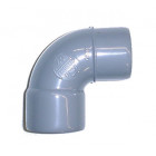 Coude Mâle / Femelle PVC - 87 30 - Diamètre 63 mm