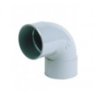 Coude Femelle / Femelle PVC - 87 30 - Diamètre 80 mm
