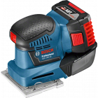Ponceuse vibrante sans fil 18 v 2 x 5 ah + chargeur al1860cv gss 18v-10 bosch 06019d0201