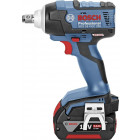 Boulonneuse à chocs sans fil 1/2" 250Nm 18V Li-Ion livrée avec 2 batteries 5Ah en coffret L-BOXX GDS 18 V-EC 250 BOSCH 06019D8100