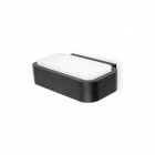 Aplique murale de jardin gris fonce sticker h8,5 cm
