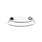 Tablette étagère d'angle de salle de bain serie go