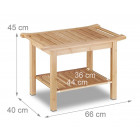 Tabouret en bambou table basse d'appoint salle de bain helloshop26 3213047