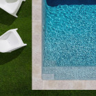 Kit complet | margelles pour piscine 4x4m en pierre egypte beige (+ colle, joint, hydrofuge ...)