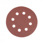 10 disques abrasifs perforés auto-agrippants 115 mm - Grain 120