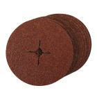 10 disques en fibre 180 x 22,23 mm - Grain 24
