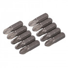 10 embouts Pozidriv chrome-vanadium - PZ3