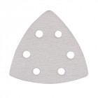 10 feuilles abrasives triangulaires stéarate 90 mm - Grain 320