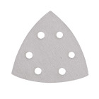 10 feuilles abrasives triangulaires stéarate 90 mm - Grain 400