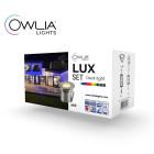 10 Spots LED LUX + Transformateur 30W - 50 000 heures de Durée de Vie Moyenne - Ø70mm - PLUG & PLAY - Spots Terrasse - Couleur d'éclairage au choix