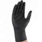 100 gants nitrile singer protection chimique noir taille m non poudré non stérile bord roulé ambidextre