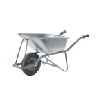 Brouette export demontable, galvanisé roue pneumatique