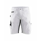 Short de peintre stretch Blanc/Gris-Foncé 10941330 - Taille au choix