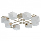 Plafonnier doré megapolis 8 ampoules 19 cm