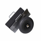 Rouleur porte panneaux 125 mm avec roues pneumatiques