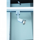 Spot argenté pour rail