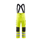 Pantalon de pluie à bretelles haute visibilité Niveau 3 13062005 - Couleur et taille au choix