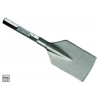 Burin couteau asphalte 6 pans Ø30mm Longueur 450mm Largeur 125mm  BOSCH 2608690114