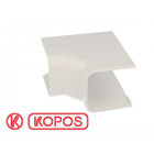 Angle intérieur pour goulotte pvc blanc 60 x 60 mm kopos