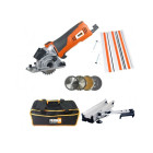 Feider mini scie plongeante multimatériaux 600w+ railde coupe fscp60r