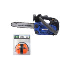 Hyundai tronçonneuse elagueuse thermique 35.8 cm3 - guide et chaîne + casque anti-bruit