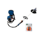 Hyundai débroussailleuse à dos thermique hdtd6c 52 cm3 + casque