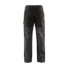 Pantalon maintenance coton stretch Gris-Foncé/Noir 14591146 - Taille au choix