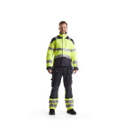 Pantalon multinormes inhérent avec poches flottantes Marine/Jaune-Fluo 14891512 - Taille au choix