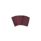 10 patins auto-agrippant corindon - 73 x 125 mm Gr. 120 - pour bois et métaux - LEMAN - 70125.103
