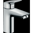 Mitigeur de lavabo HANSGROHE Logis CH3 CoolStart avec tirette et vidage synthétique chromé - 71102000