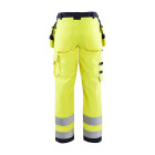 Pantalon artisan multinormes à poches flottantes Jaune-Fluo/Marine 15791514 - Taille au choix