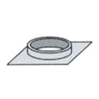 Plaque de départ inox pour conduit I-CUBE DPZ - Diamètre int.: 153