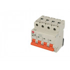Disjoncteur modulaire 63a tétrapolaire (courbe d)