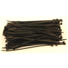 Attache cables rilsan 200x4.8 noirs - 200 colliers plastiques