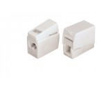 100 connecteurs luminaire 2 fils rigides / 1 fil souple