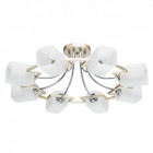 Plafonnier doré megapolis 8 ampoules 25 cm