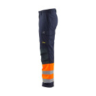 Pantalon hiver Multinormes Inhérent Marine/Orange-Fluo 18691513 - Taille au choix