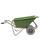 Brouette Noka 160 en alu avec 2 roues anti-crevaison