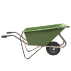 Brouette Noka 160 en alu avec roue pneumatique